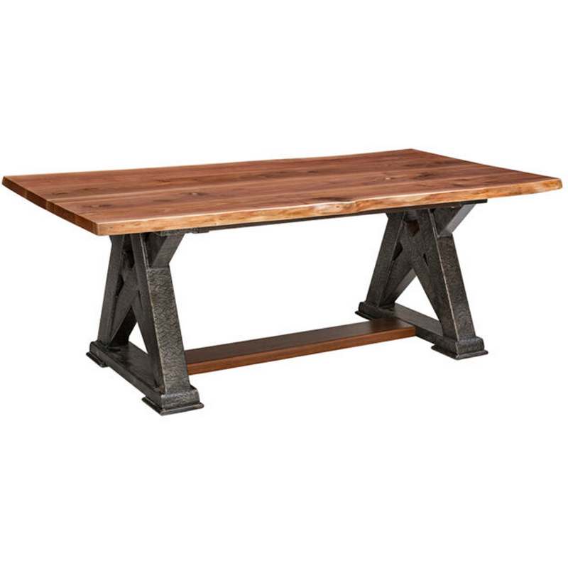 York Freeform Walnut Dining Table  Green Gables