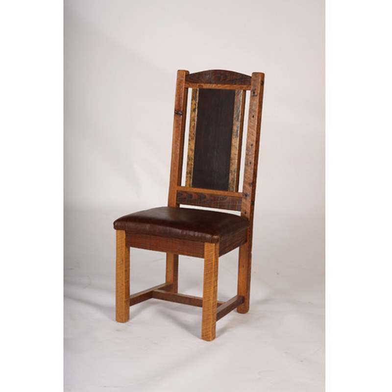 Side Chair With Leather Seat  Green Gables