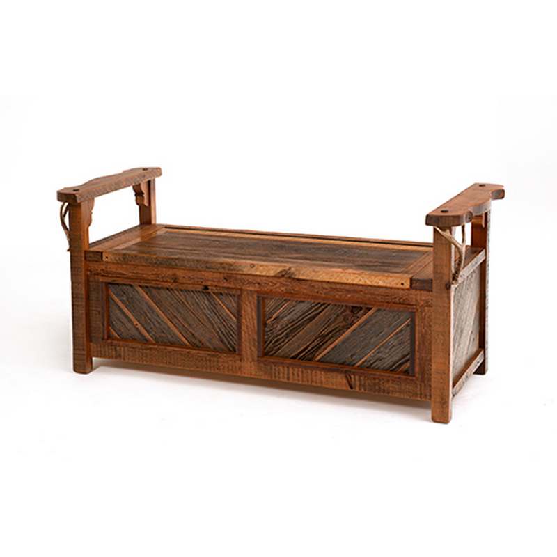 Durango Lift Top Bench Without Back  Green Gables