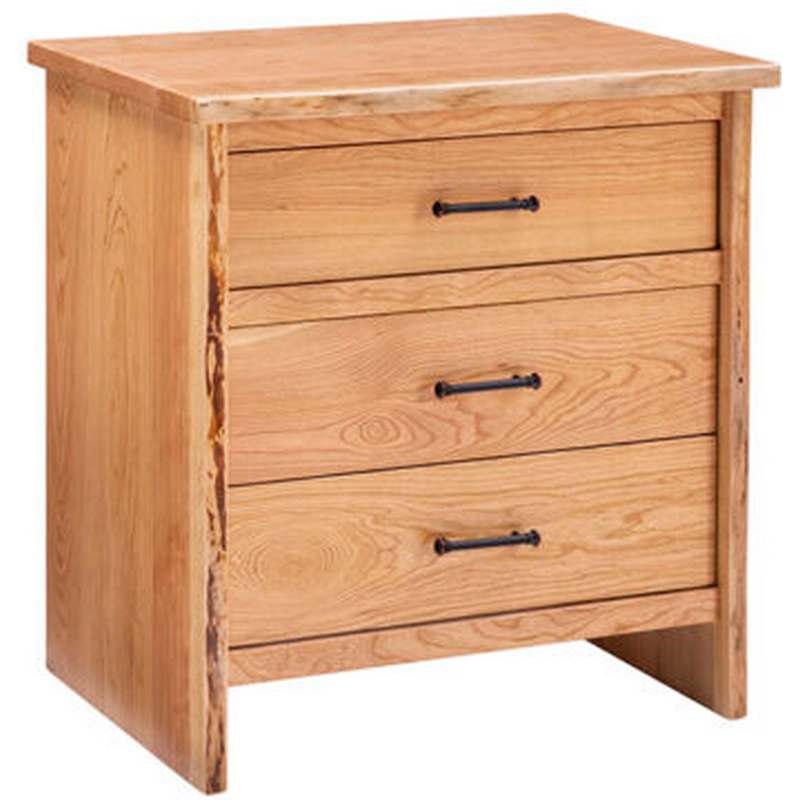 3 Drawer Nightstand Natural  Green Gables