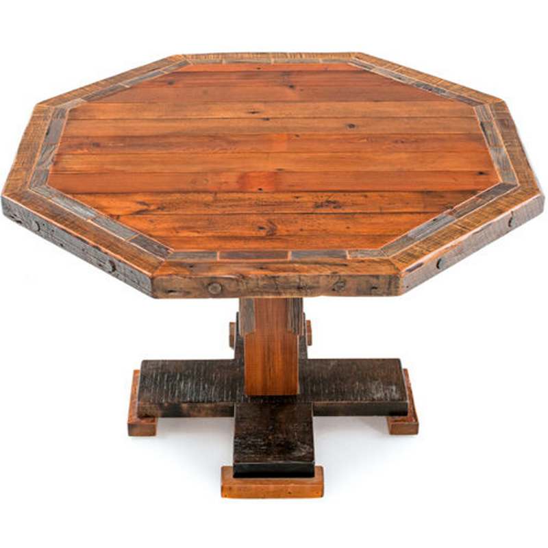 Octagon Pedestal Table  Green Gables