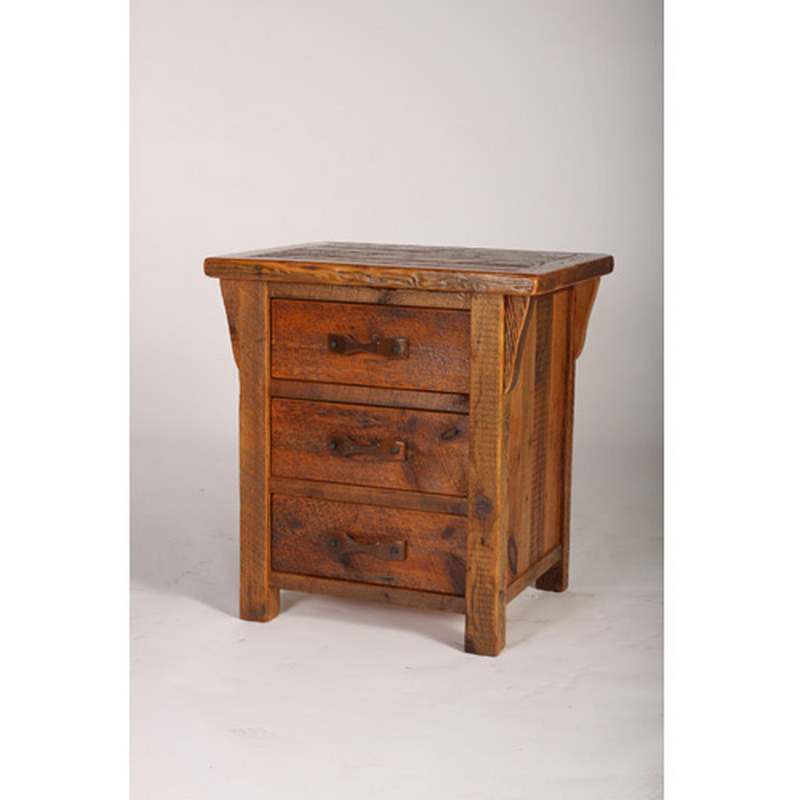 24 X 30 3 Drawer Nightstand With Corbels  Green Gables