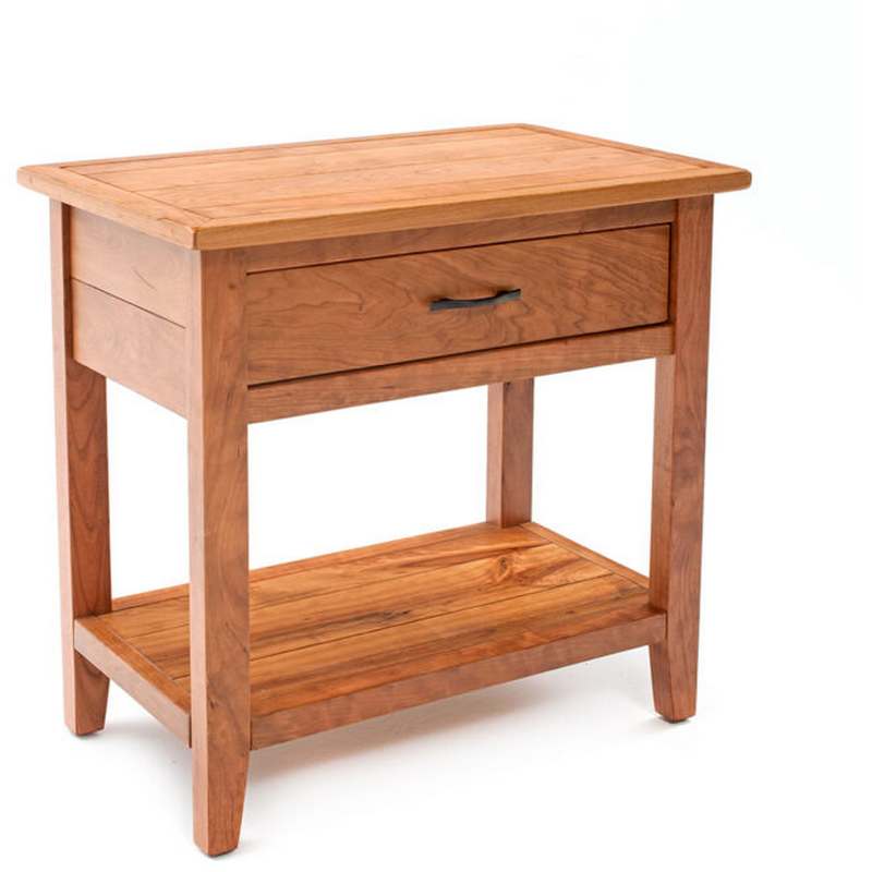 1 Drawer Nightstand Solid Cherry Wood  Green Gables