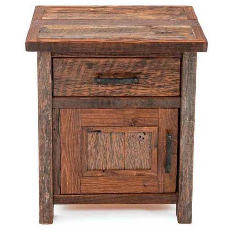 1 Drawer 1 Door Nightstand Hinged Left  Green Gables