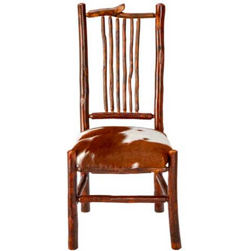 Side Chair with Cow Hide  Green Gables