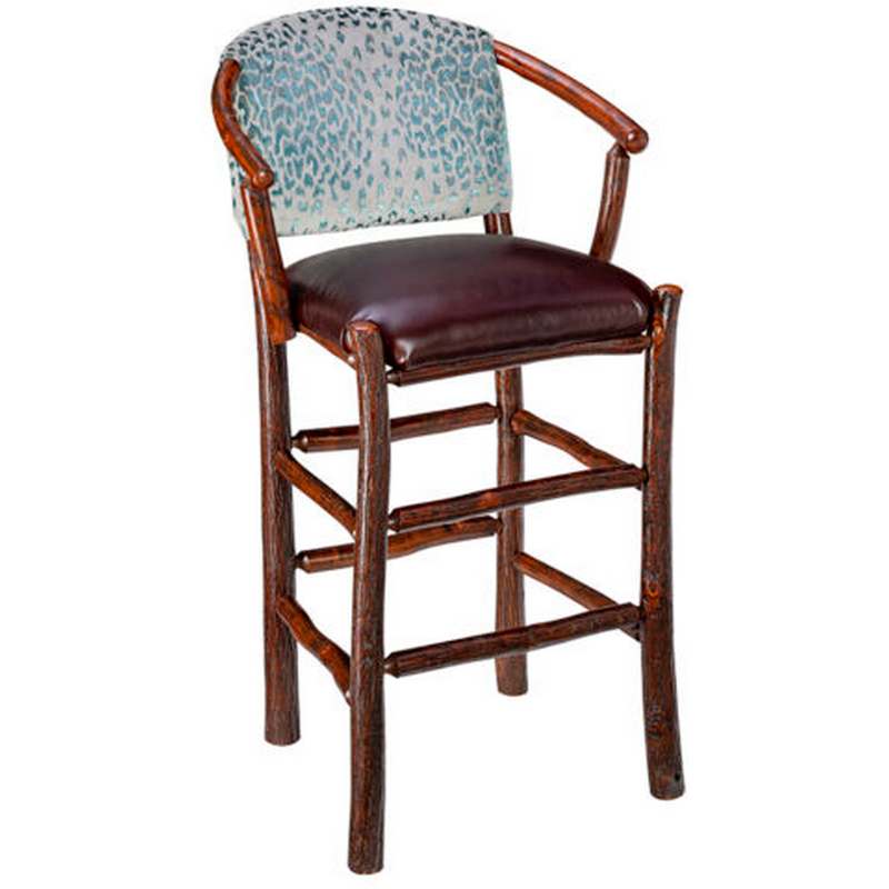 Cody Short Arm 30 inch Bar Stool  Green Gables