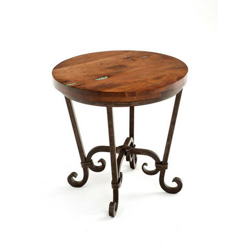 Verona Round End Table  Green Gables