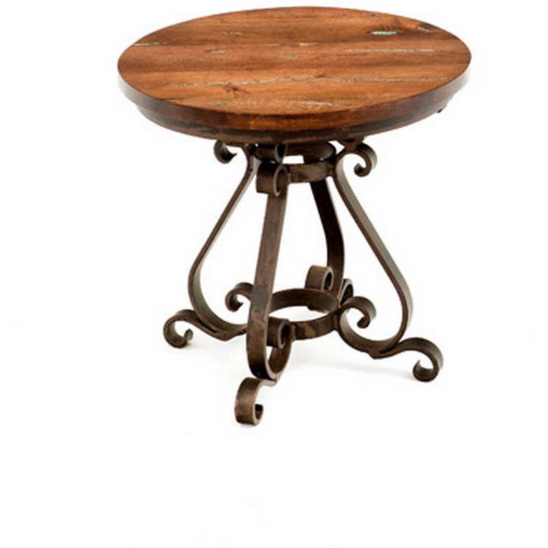 Milan Round End Table  Green Gables