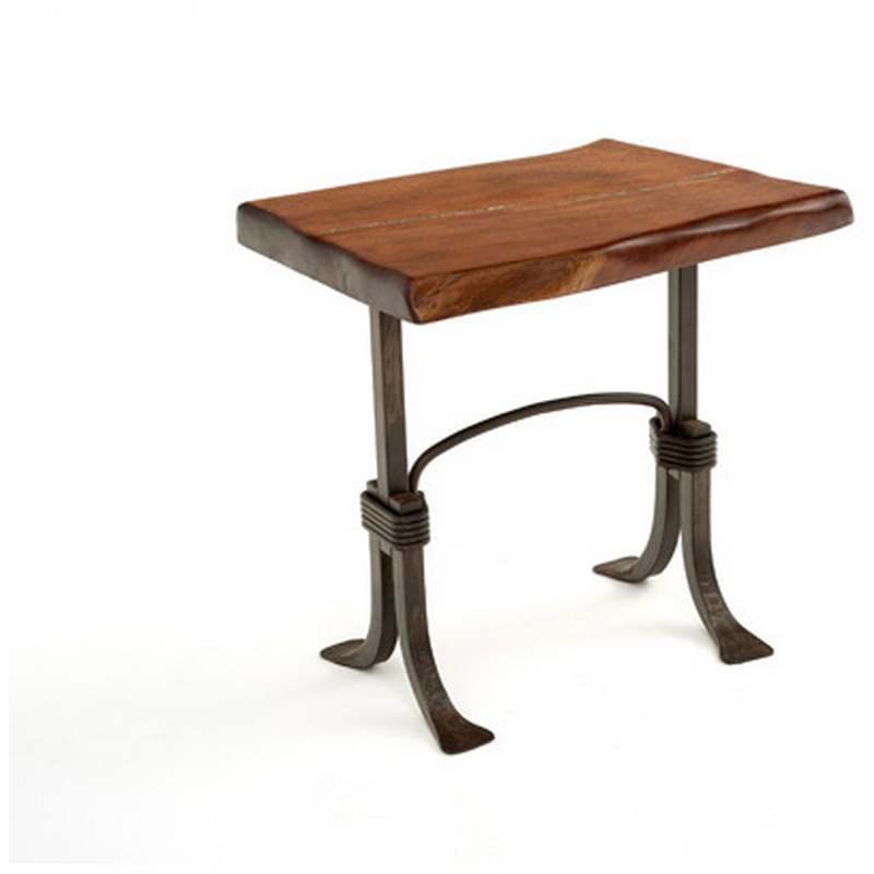 Boulder Rectangle End Table  Green Gables