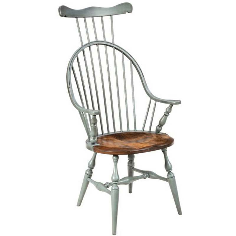 Arm Chair with Crest Top  Green Gables