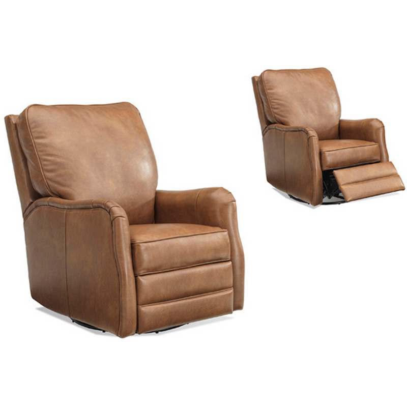 Swivel Glider Recliner QS Frame 1367-SG Leathercraft