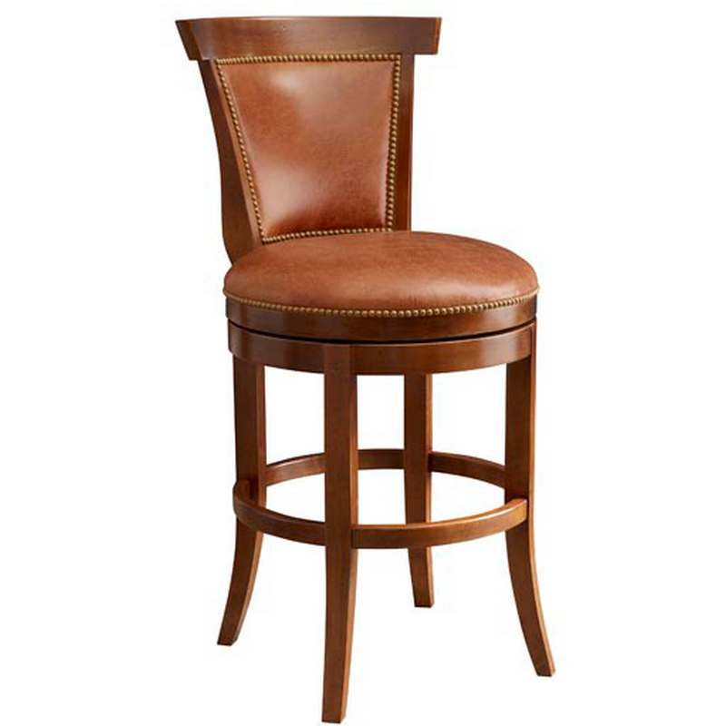 Armless Swivel Barstool 508-10 Leathercraft