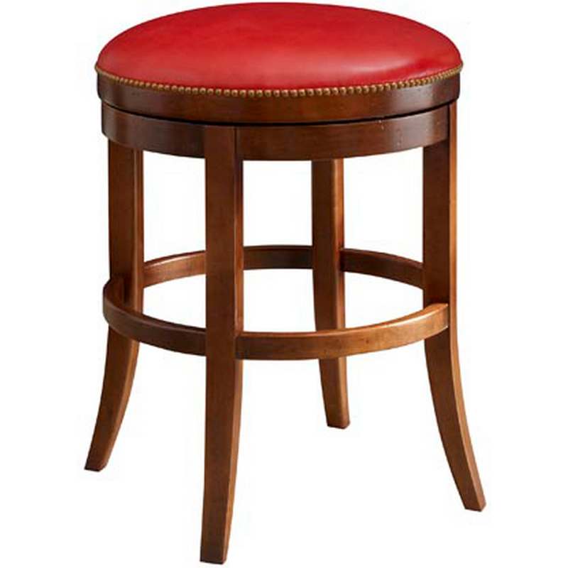 Round Swivel Barstool 508R Leathercraft